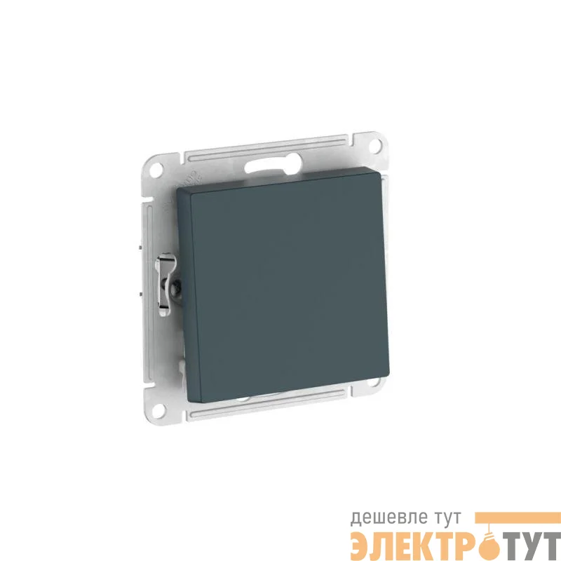 Выключатель 1-кл. AtlasDesign (сх. 1) 10AX быстрозажим. клем. механизм изумруд SE ATN000811S