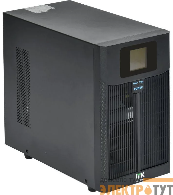 Источник бесперебойного питания ELECTRA LT 3кВА/2.4кВт 48VDC без АКБ USB Schuko ITK ELT-3000VA-1-L-S