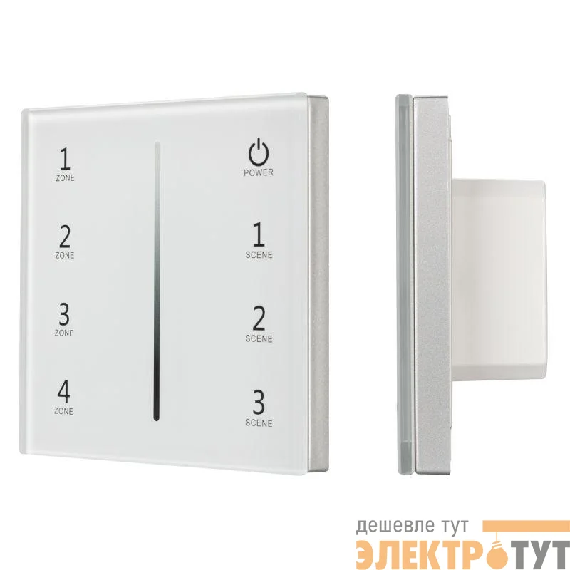 Панель SMART-P34-DIM-IN White (230В 0-10В Sens 2.4G) (IP20 пластик) Arlight 027111