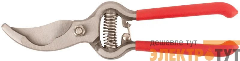 Секатор "Стандарт" режущие кромки внахлест цельнокованый ПВХ покрытие ручек 200мм FIT 77084