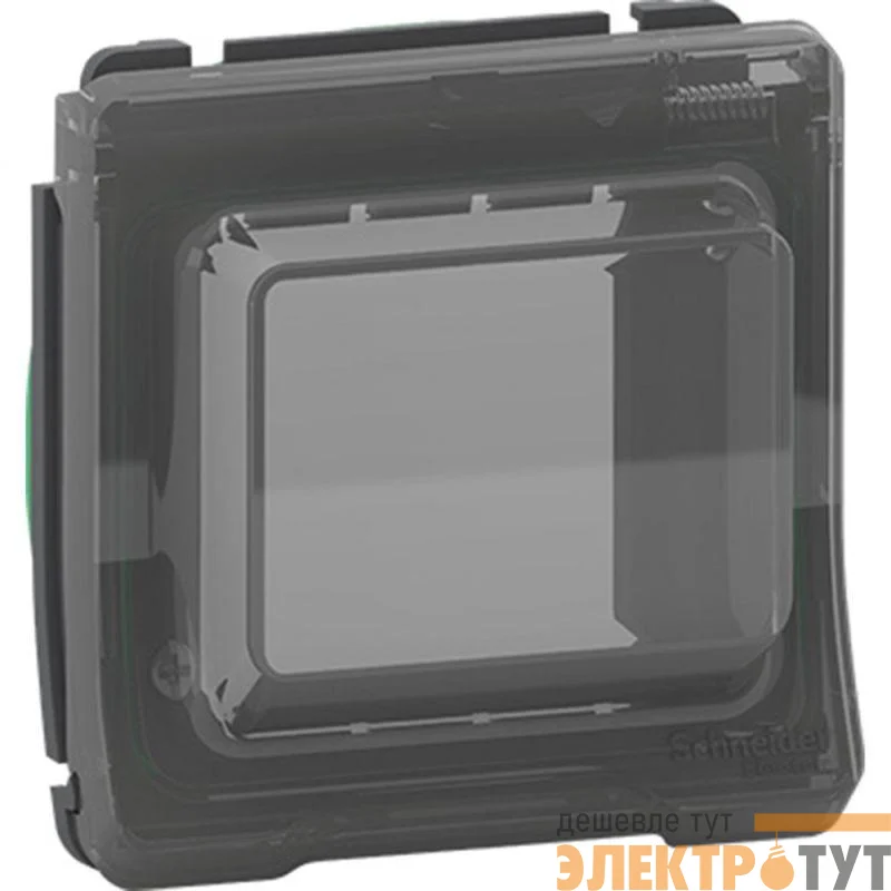 Крышка Mureva Styl IP55 для бокса под исталляцию Unica антрацит SchE MUR35106