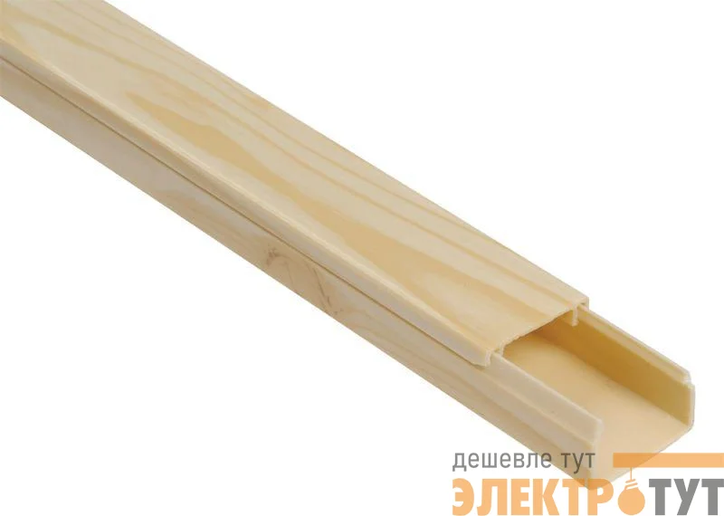 Кабель-канал 40х16 L2000 пластик ЭЛЕКОР сосна IEK CKK10-040-016-1-K34