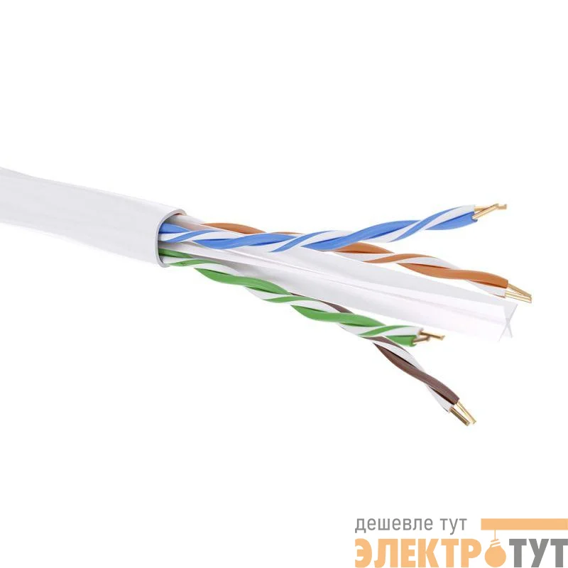 Кабель CAT 6 U/UTP нг(А)-LSLTx (уп.305м) сер. DKC RN6UUA03WH