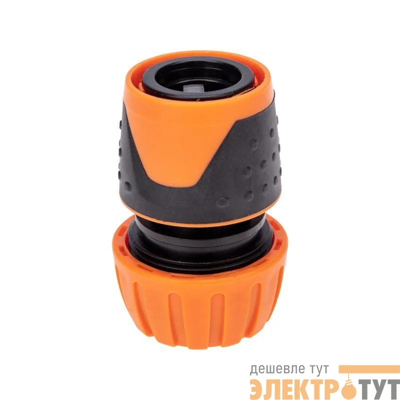 Коннектор для шланга быстросъемный с автостопом 3/4дюйма ЧЕТЫРЕ СЕЗОНА 62-0217