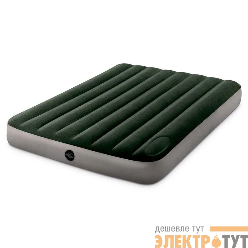 Матрас надувной 137х191х25см+встр. ножной насос (64762) INTEX 6941057418469