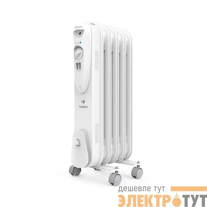 Радиатор электрич. 5 секц. масл. 1000Вт Compact бел. Timberk TOR 21.1005 SLX