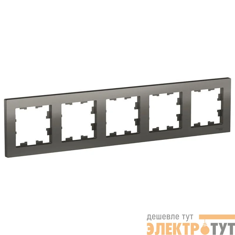 Рамка 5-м AtlasDesign универс. сталь SE ATN000905