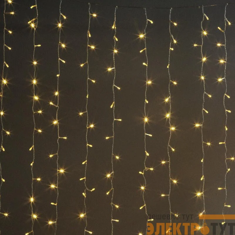 Гирлянда "Занавес-водопад" LDCL300C-WW 300 теплых бел. светодиодов 1.5х2.2м внутр. SHLights 4690601047380