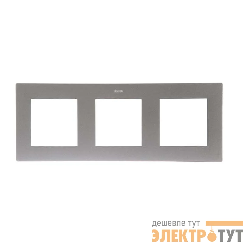 Рамка 3-м Simon24 алюм. 2400630-033