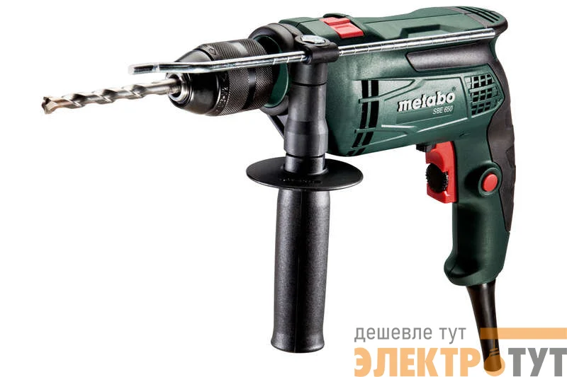 Дрель ударная SBE 650 650Вт БЗП картон Metabo 600671850