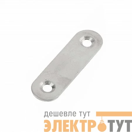 Пластина крепежная мебельная 80х17х2мм оцинк. Tech-Krep/Zitar 141948