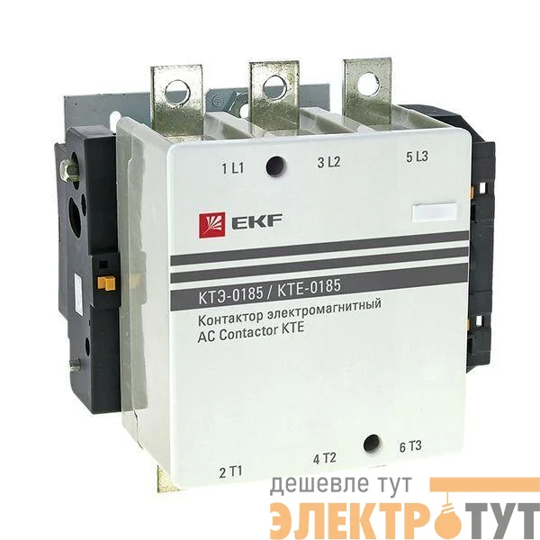 Контактор КТЭ 185А кат. 380В AC 1НО EKF ctr-b-185-380