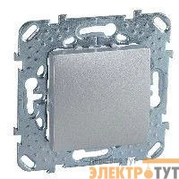 Механизм переключателя проходного 1-кл. СП Unica Top 10А IP20 (сх. 6) алюм. SchE MGU5.203.30ZD