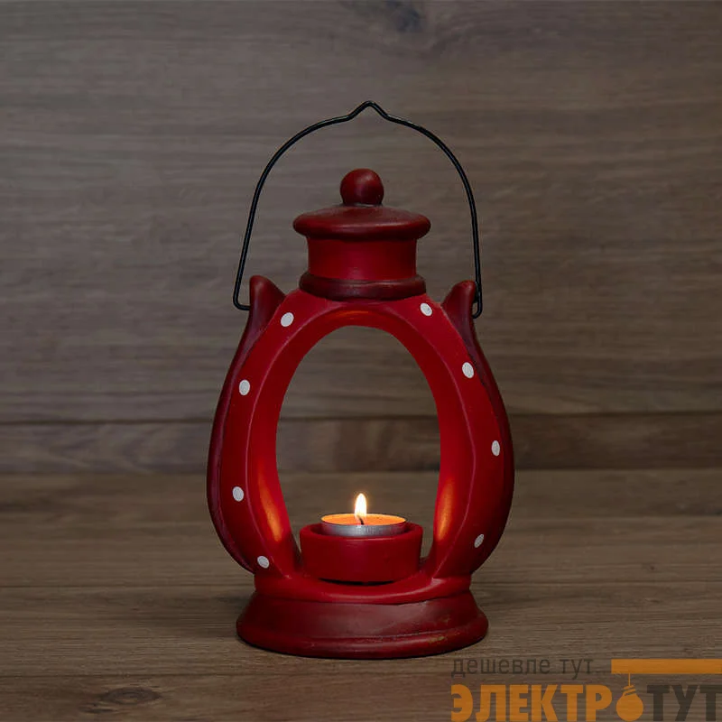 Подсвечник керамический "Фонарик" 14х9.8х21см NEON-NIGHT 501-073