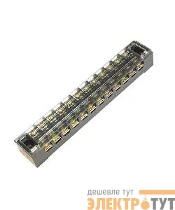 Блок зажимов ТВ-2512 25А 12 клеммных пар IP30 Электротехник ET522087