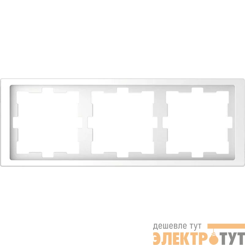 Рамка 3-м Merten D-Life SD бел. лотос SchE MTN4030-6535
