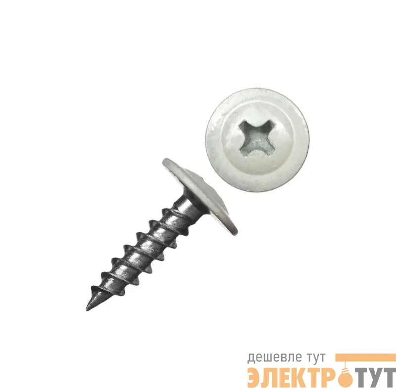 Саморез ШСММ 4.2х16 бел. KP RAL 9003 (уп.20шт) Tech-Krep/Zitar 125517