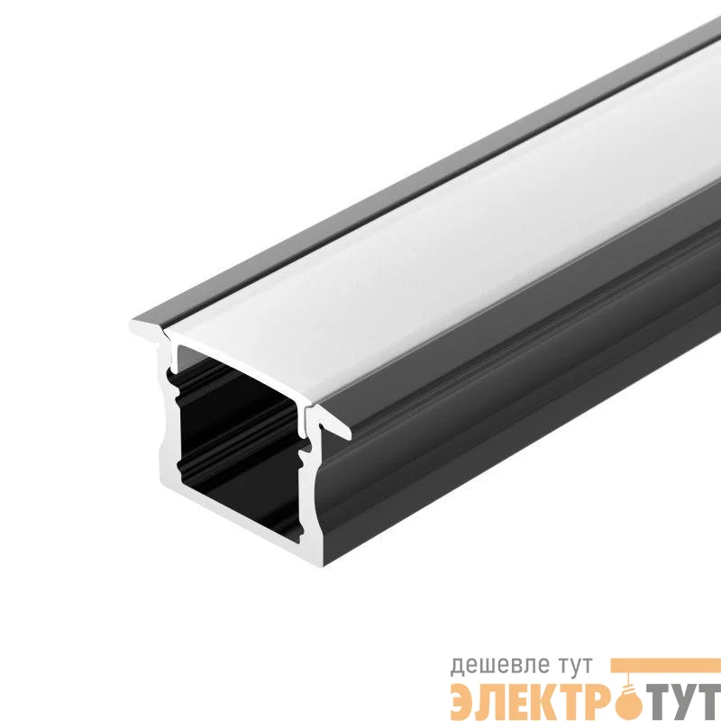 Профиль LINE-2315-F-2000 ANOD BLACK L2000 алюм. Arlight 044278