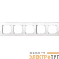 Рамка 5-м Merten M-Plan бел. SchE MTN515519