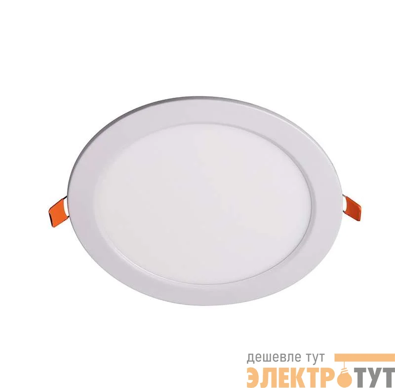 Светильник светодиодный PPL-R WH 12Вт 6500К IP40 d170мм ДВО встраив. ультратонкий кругл. JazzWay 5008564A