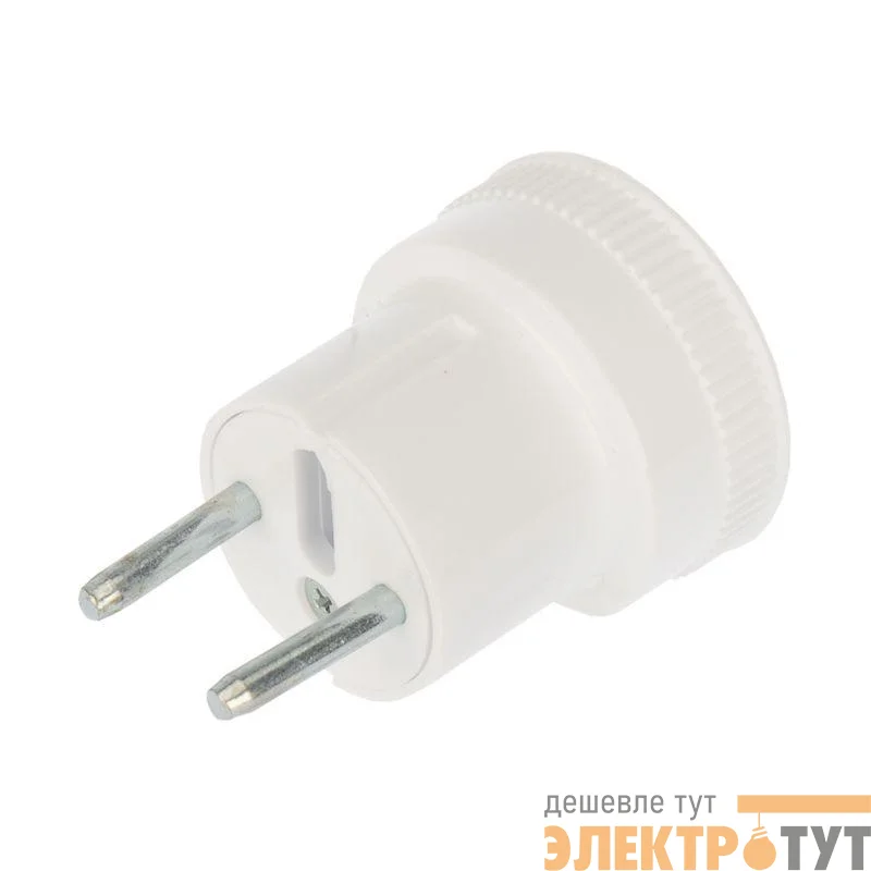 Переходник сетевой "стакан" с бортами 220В 6А Rexant 11-1021