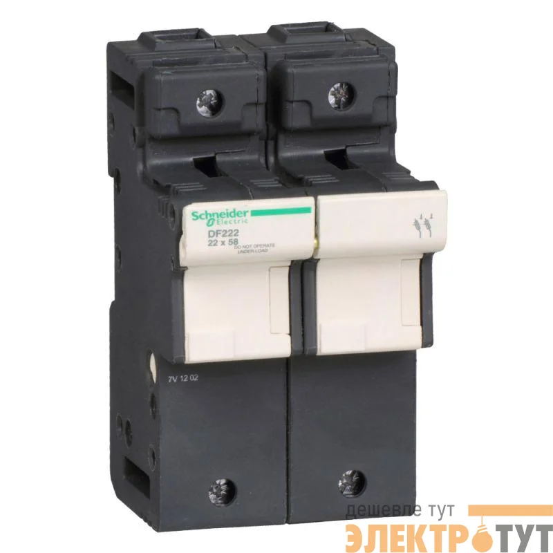 Разъединитель-предохранитель 125А 2P 22х58 SchE DF222