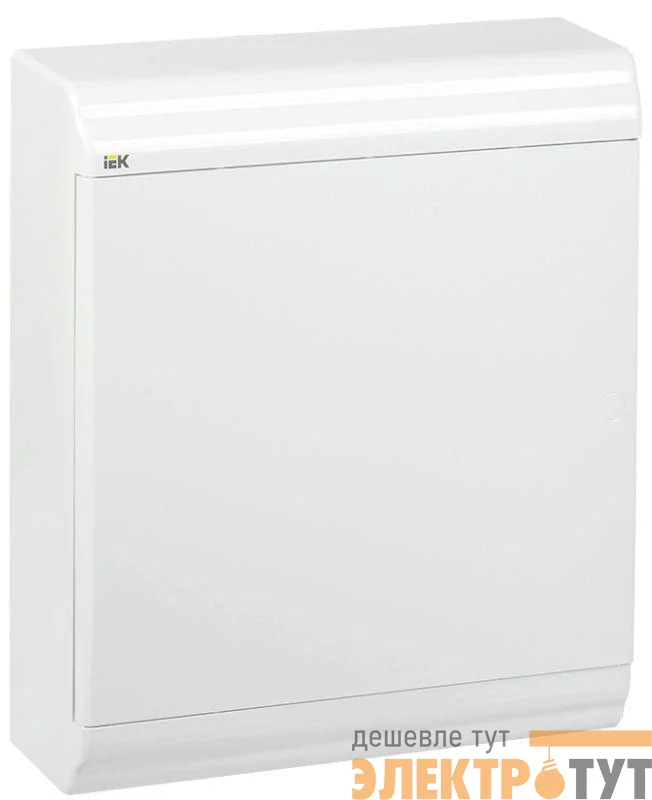Бокс ЩРН-П-24 мод. навесной пластик IP41 PRIME бел. дверь IEK MKP82-N-24-WD-41-10
