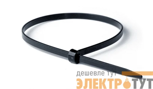 Хомут кабельный 2.5х200 P6.6 бел. с двойным замком (уп.100шт) DKC 21207