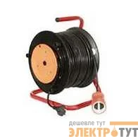 Удлинитель на катушке 1х50м с заземл. 10А IP20 2.2кВт с выносн. розеткой Союз 481S-2305