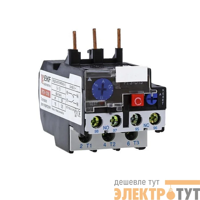 Реле тепл. РТЭ 1316 9-13А EKF rel-1316-9-13
