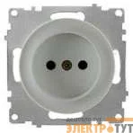 Механизм розетки 1-м СП Florence без заземл. сер. 1E10301302 OneKeyElectro 2172835