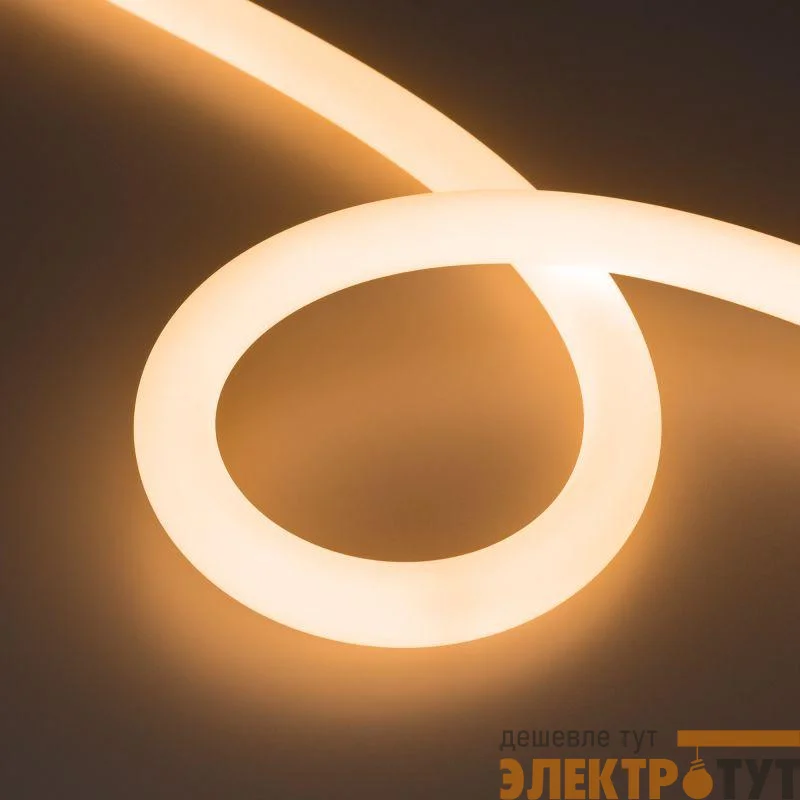 Лента светодиодная MOONLIGHT-TOP-FP-X1088-D25mm 24V Warm 2300К 20Вт/м IP65 wire x1 прямой вывод кабеля герметичная (уп.5м) Arlight 038865