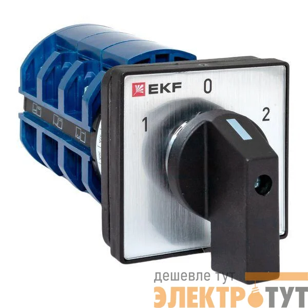 Переключатель кулачковый ПК-1-23 3п 63А "1-0-2" IP65 EKF pk-1-23-63-65
