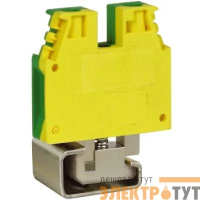 Клемма винт. TEC.10/D для заземл. 10кв.мм желт./зел. DKC ZTE510
