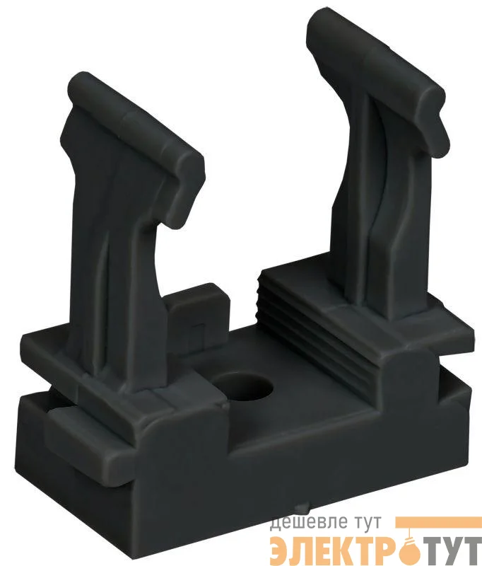 Держатель для гофрированных труб под монтажн. пистолет CFM20 черн. ELASTA IEK ET-TA10D-CFM-020-K02-100