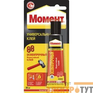 Клей "Момент 88" 30мл на единичном блистере Момент Б0008045