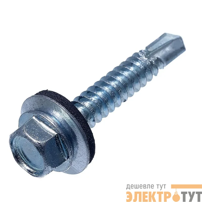 Саморез кровельный 4.8х51 цинк (уп.40шт) коробка СТРОЙМЕТИЗ 2070054