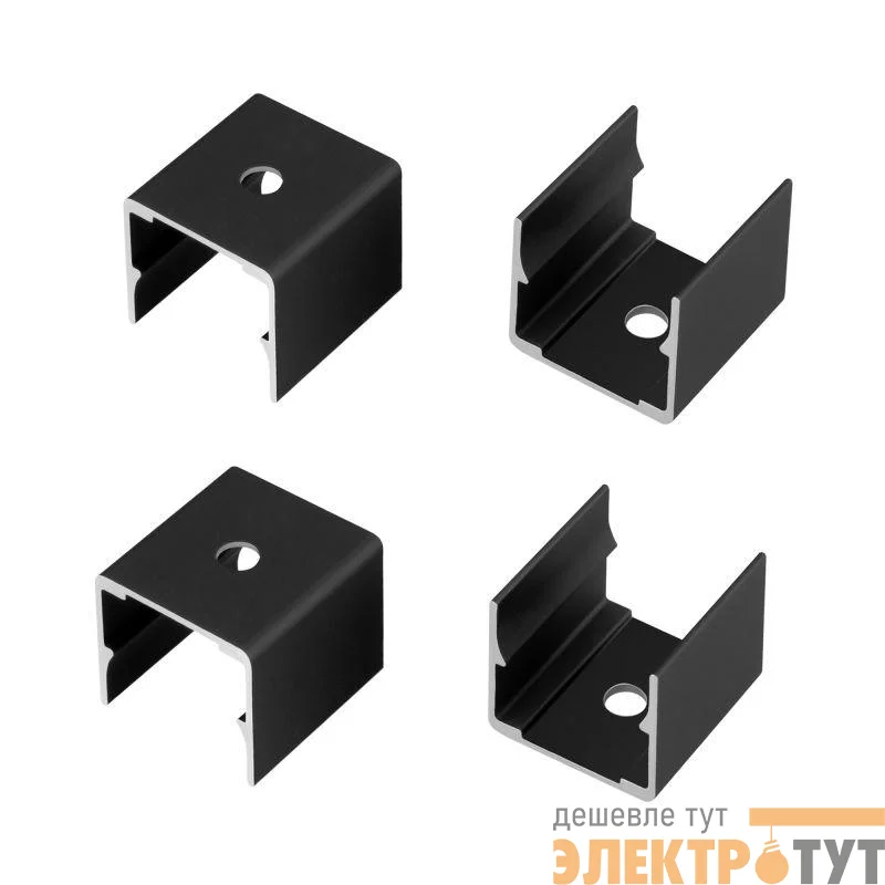 Держатель WPH-FLEX-1616-TOP BLACK металл (комплект 4шт) Arlight 045877
