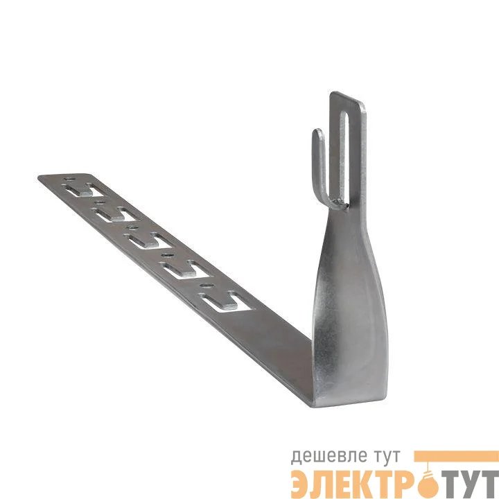 Держатель под черепицу L415мм с крючком скрученный CZ PROxima EKF lp-d2207-cz