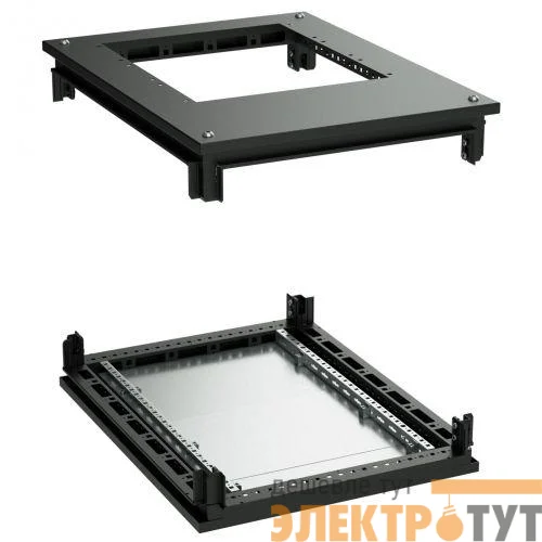 Комплект (крыша с фланцем и основание) для шкафов CQE 600x1000 RAL9005 DKC R5KTB610FITB