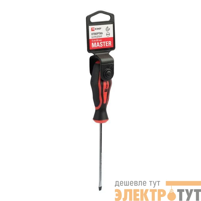Отвертка SL4х100мм Master Basic EKF sl-4-100-mas