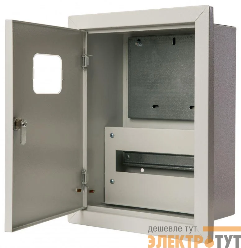 Корпус учетный встраиваемый ЩРУВ-1/12 430х330х160 1ф 12мод. IP31 метал. DEKraft 30301DEK