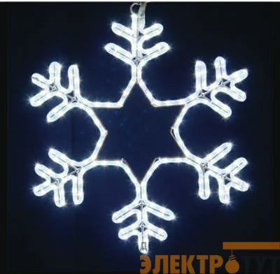 Фигура "Снежинка Мигающая" 55смх55см 42Вт 220В IP44 бел. NEON-NIGHT 501-337