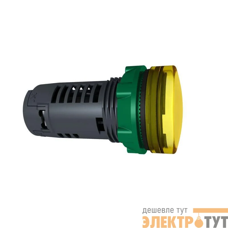 Лампа сигнальная монолит. LED 230В желт. SchE XB5EVM8