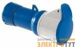 Розетка кабельная 16А 220В 2P+E винт. клеммы IP44 SchE PKF16M423