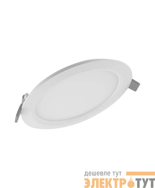 Светильник светодиодный Downlight SLIM ROUND тонкий ДВО 9Вт 4000К 600Лм IP20 ECO CLASS бел. LEDVANCE 4058075154353