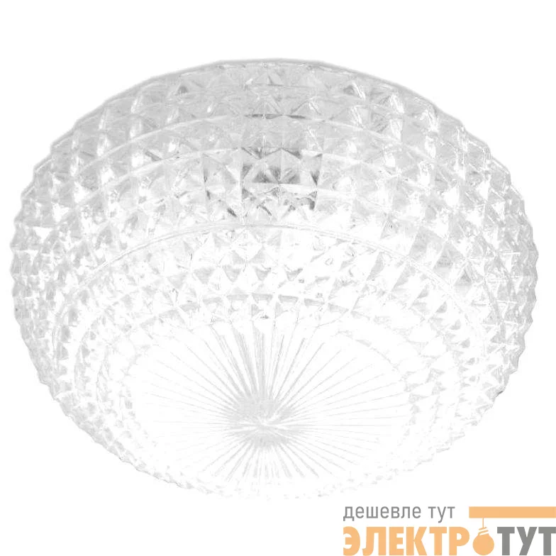 Светильник НПО 22-60-240 "Полусфера 3862" d200 1х60Вт E27 IP20 хрусталь Элетех 1005151164