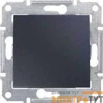 Выключатель 1-кл. СП Sedna 10А IP44 (сх. 1) 250В графит SchE SDN0100370