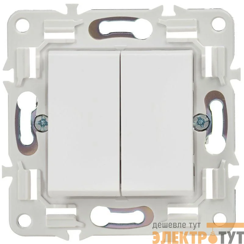 Выключатель перекрестный 2-кл. SKANDY 10А SK-V06W арктич. бел. IEK SK-V23-0-10-K01