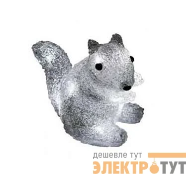 Фигура акриловая "Белка" 18см 12LED 4.5В (3 батарейки AAA в компл. не входят) IP23 NEON-NIGHT 513-341